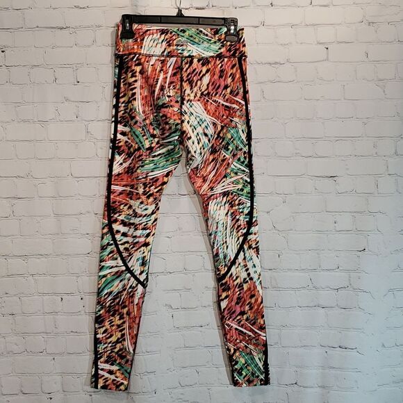 ExpressCore Performance leggings size S tropical palm print - Picture 5 of 8